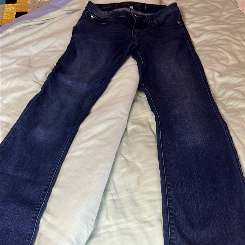 Jennifer Lopez Dark Blue Straight Leg Jeans